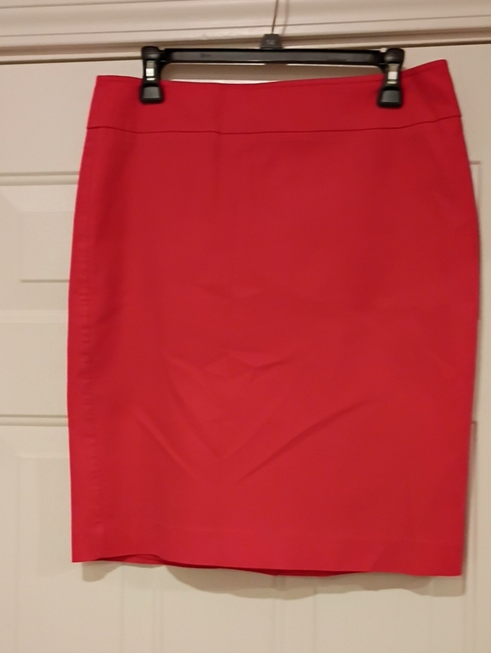 Ann Taylor Red Pencil Skirt - Streamlined Office Classic